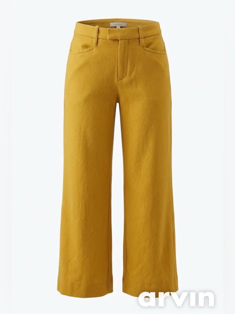 Banana Republic 100% Wool Wide Leg Trousers Mustard Yellow - Size 4